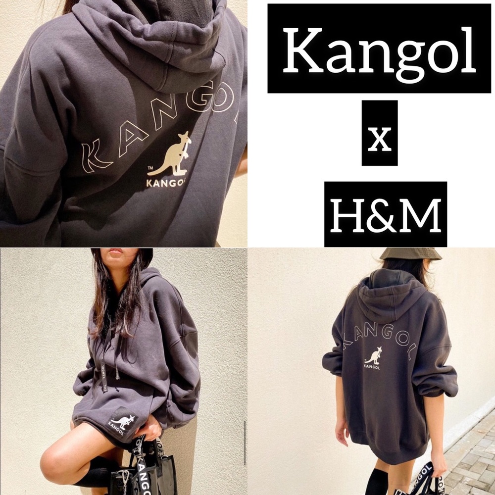 Kangol x H&M oversized hoodie XL